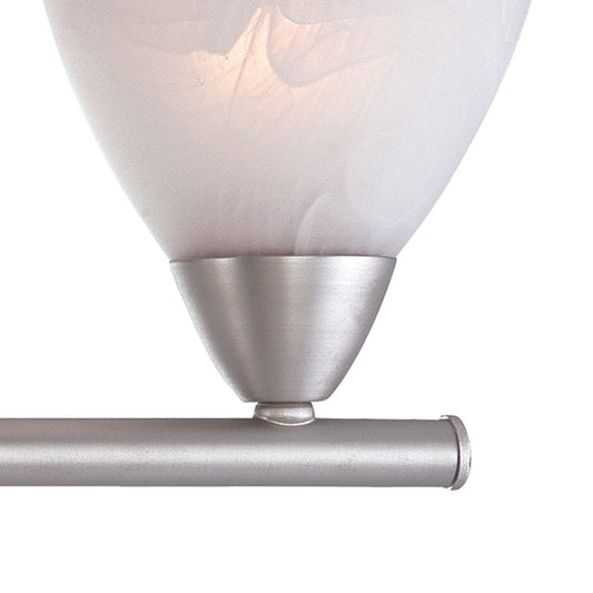 Tia 8.5" 4 Light Vanity Light in Matte Nickel