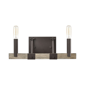 Transitions 14' 2 Light Vanity Light in Oil Rubbed Bronze