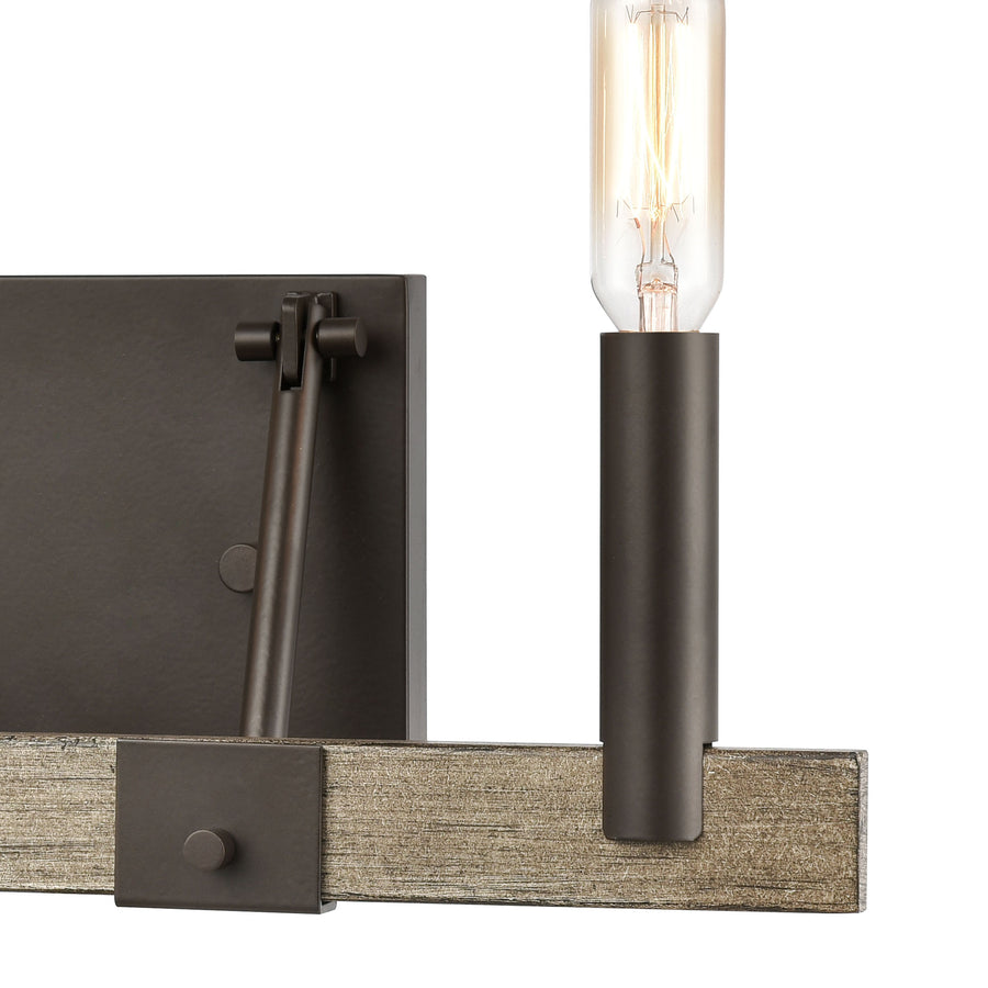 Transitions 14' 2 Light Vanity Light in Oil Rubbed Bronze