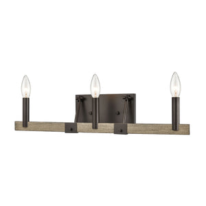 Transitions 22' 3 Light Vanity Light in Oil Rubbed Bronze