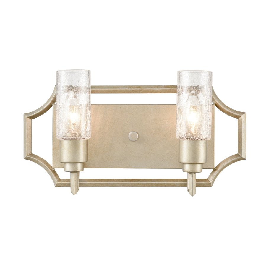 Cheswick 16' 2 Light Vanity Light in Aged Silver