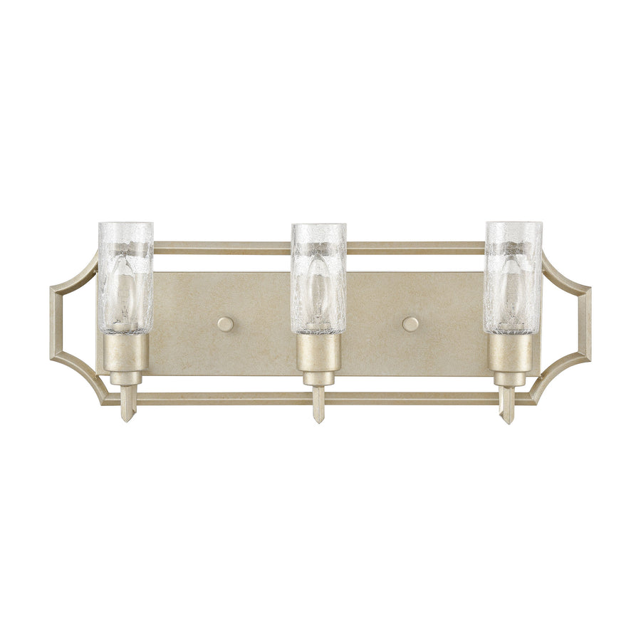 Cheswick 25' 3 Light Vanity Light in Aged Silver