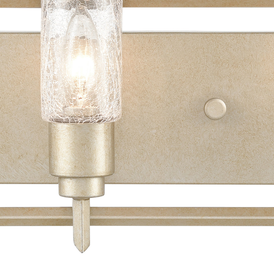 Cheswick 25' 3 Light Vanity Light in Aged Silver