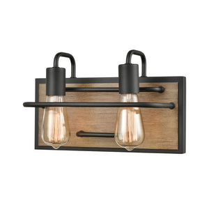 Copley 13' 2 Light Vanity Light in Matte Black