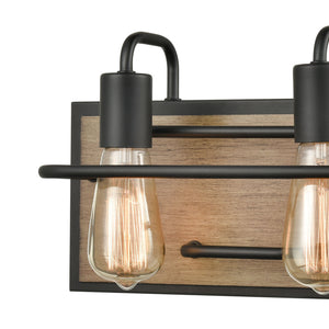 Copley 13' 2 Light Vanity Light in Matte Black