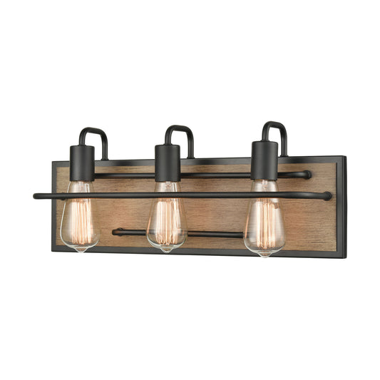 Copley 20" 3 Light Vanity Light in Matte Black