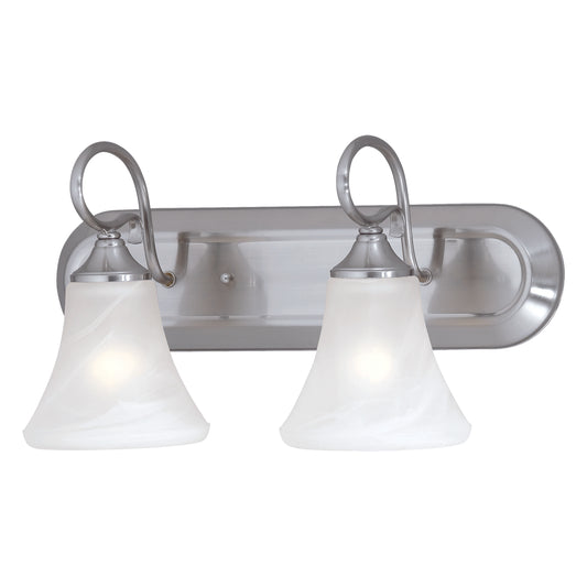 Elipse 18" 2 Light Vanity Light in Brushed Nickel