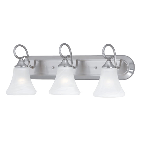 Elipse 24" 3 Light Vanity Light in Brushed Nickel