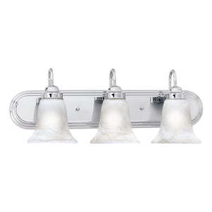 Homestead 24' 3 Light Vanity Light in Chrome