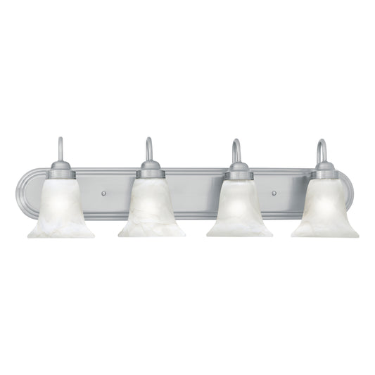 Homestead 30" 4 Light Vanity Light in Brushed Nickel