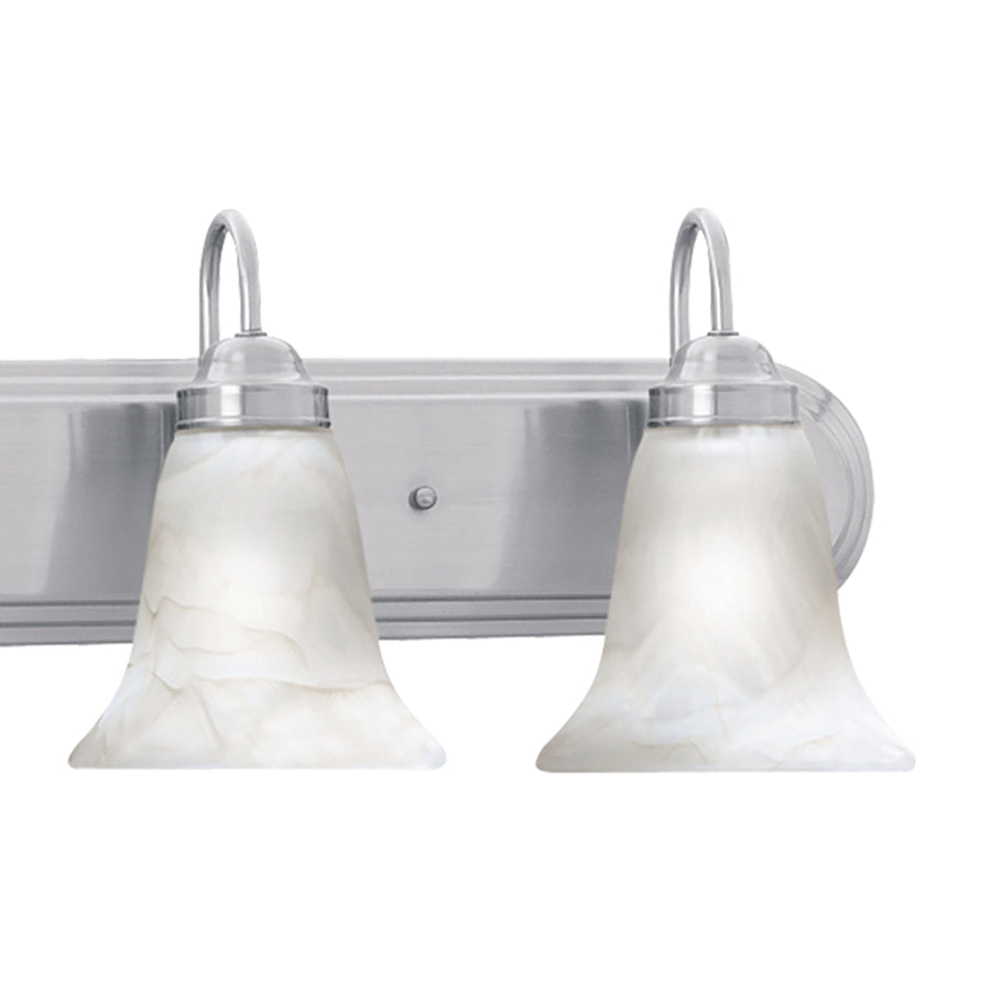 Homestead 48' 6 Light Vanity Light in Brushed Nickel