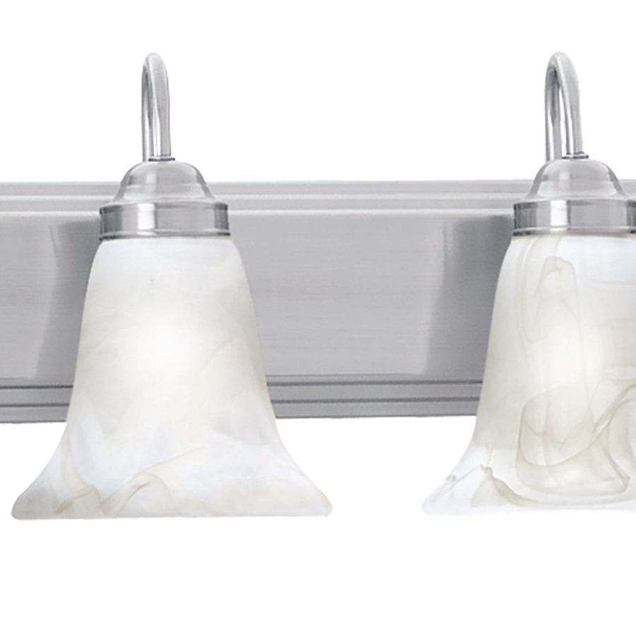 Homestead 48' 6 Light Vanity Light in Brushed Nickel