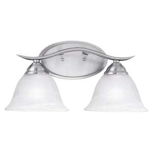 Prestige 8.25' 2 Light Vanity Light in Brushed Nickel