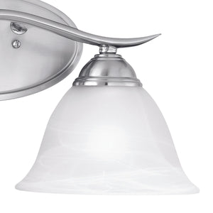 Prestige 8.25' 2 Light Vanity Light in Brushed Nickel