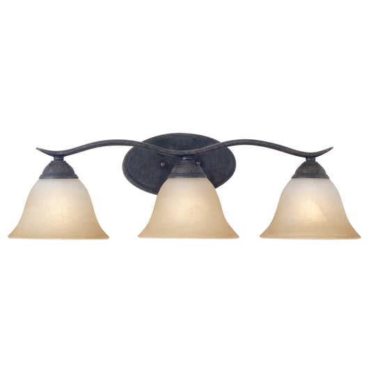 Prestige 8.25" 3 Light Vanity Light in Sable Bronze