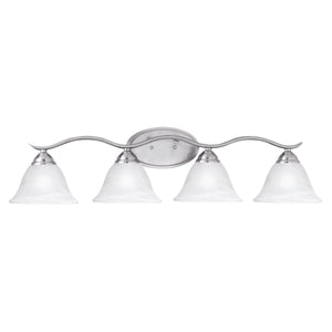 Prestige 8.25' 4 Light Vanity Light in Brushed Nickel