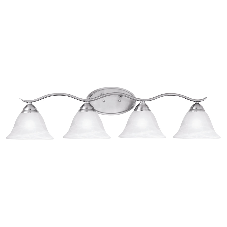 Prestige 8.25' 4 Light Vanity Light in Brushed Nickel