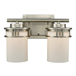 Ravendale 12' 2 Light Vanity Light in Brushed Nickel