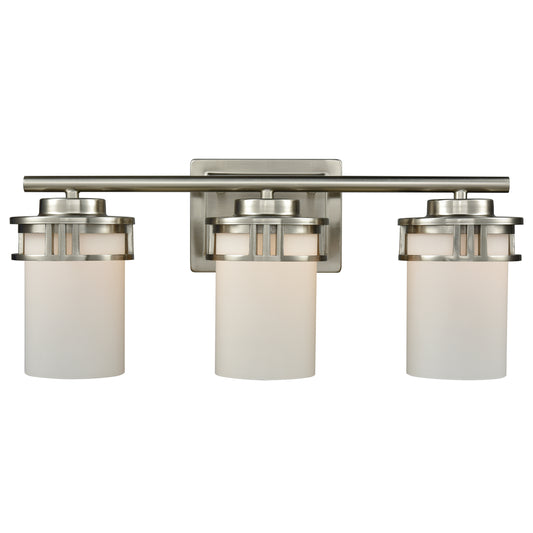 Ravendale 20" 3 Light Vanity Light in Brushed Nickel