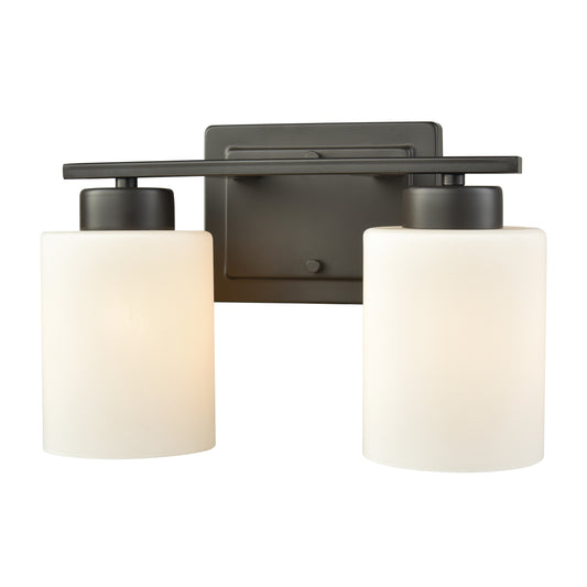 Summit Place 12" 2 Light Vanity Light in Oil Rubbed Bronze