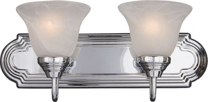Essentials - 801x 18' 2 Light Vanity Wall Sconce in Polished Chrome
