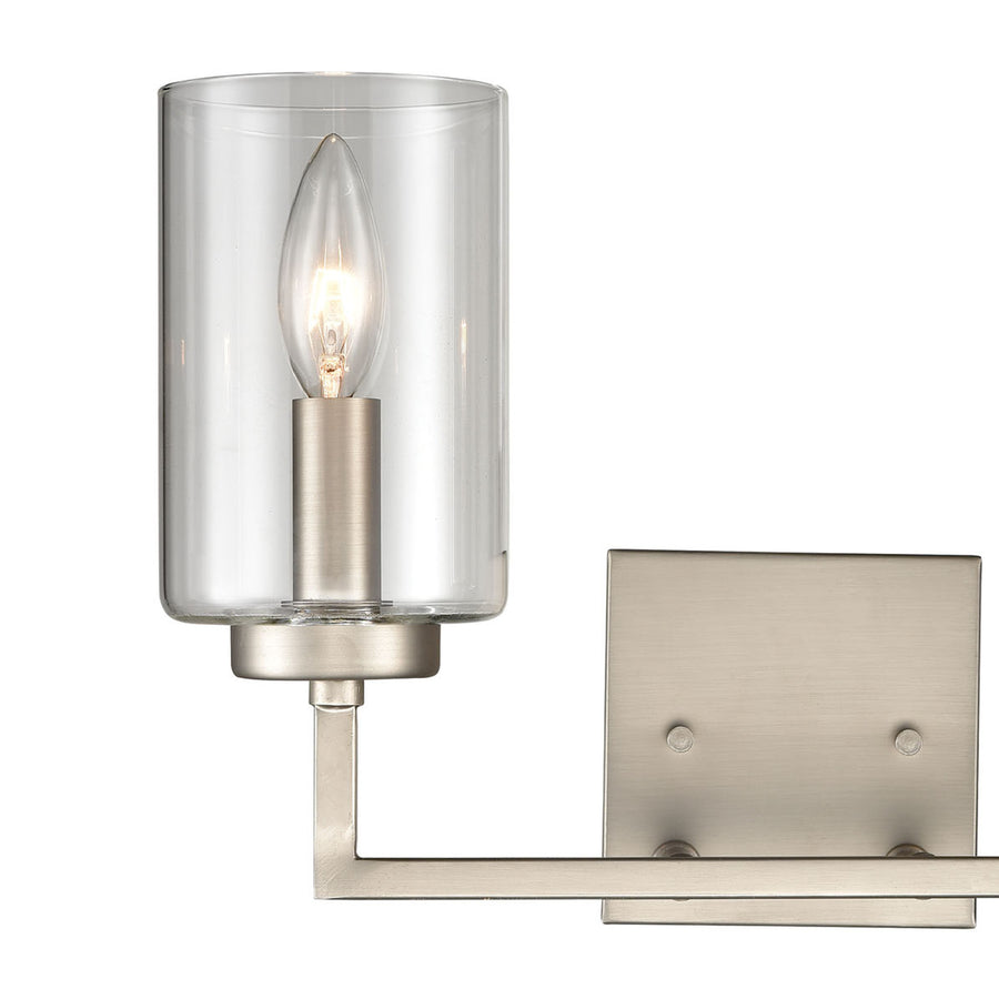 West End 14.5' 2 Light Vanity Light in Brushed Nickel