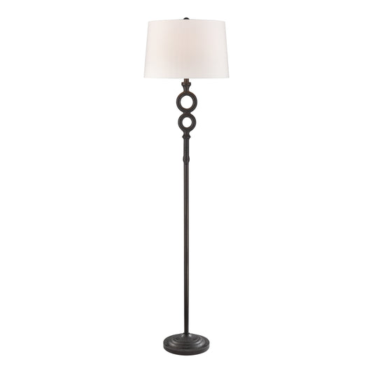 HammeredHome 67" Floor Lamp in Bronze