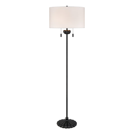 Liliaceae 63" Floor Lamp in Black