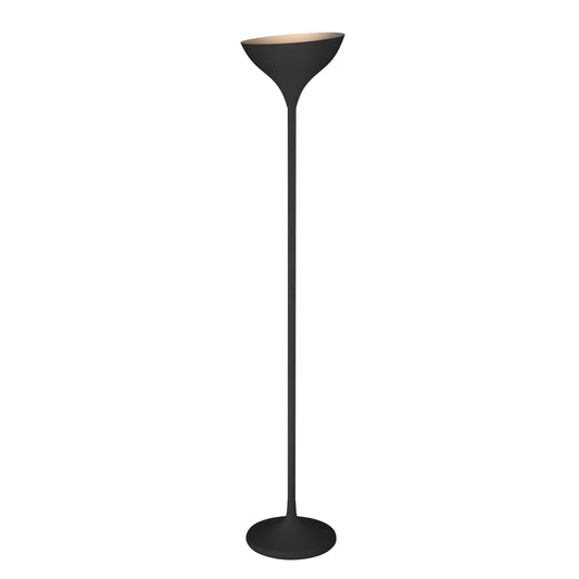 Toa Tee 64" Floor Lamp in Dry Black