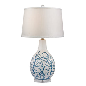 Sixpenny 27' Table Lamp in Pale Blue