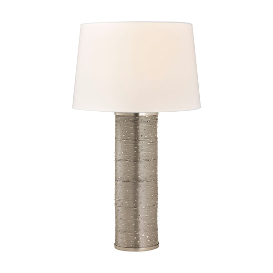 Astute 32" Table Lamp in Satin Nickel