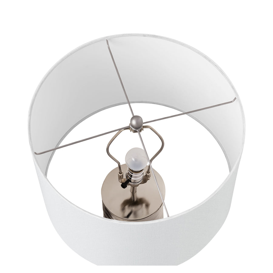 Astute 32' Table Lamp in Satin Nickel