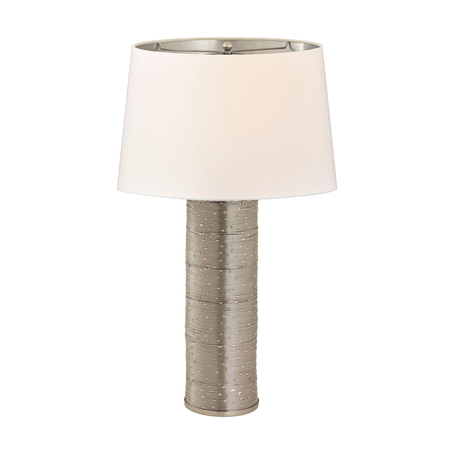 Astute 32' Table Lamp in Satin Nickel