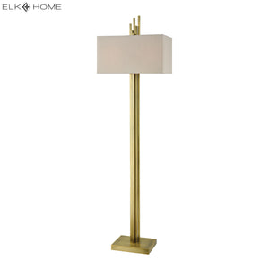 Azimuth 69' Floor Lamp in Antique Brass