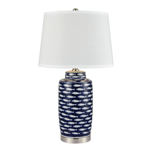 Azul Baru 27" Table Lamp in Blue