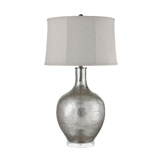 Balbo 33" Table Lamp in Silver Mercury