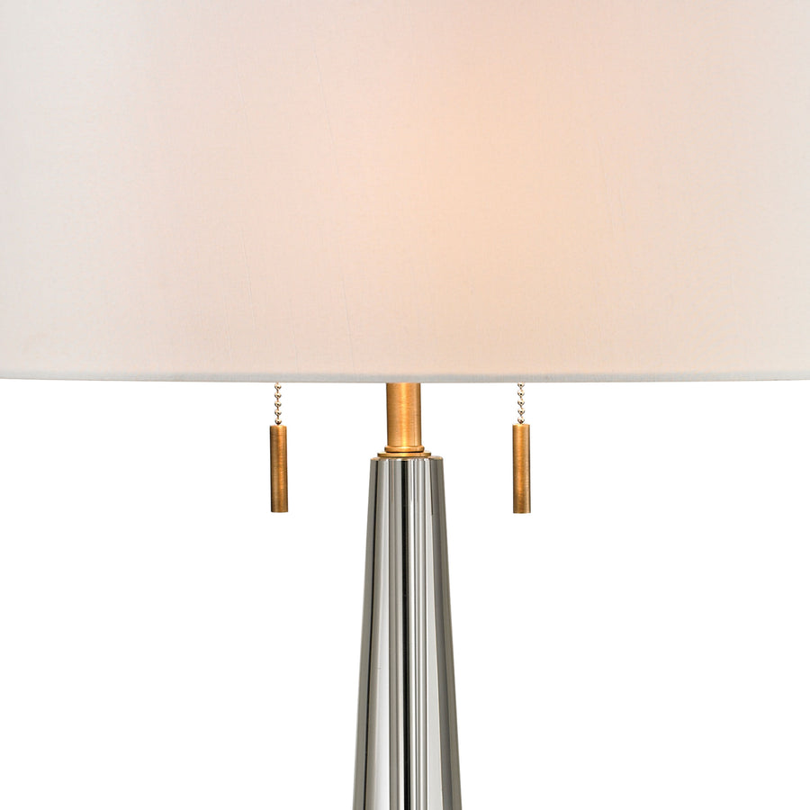Bedford 30' Table Lamp in Aged Brass