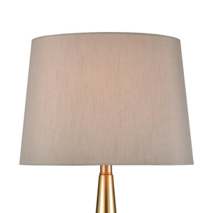 Bella 30' Table Lamp in Soft Aged Brass