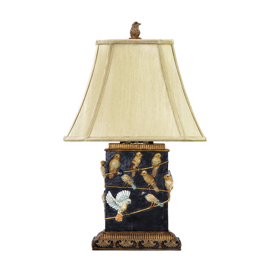 Birdsona Branch 20" Table Lamp in Black