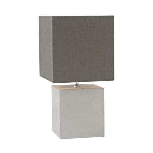 Brocke 15" Table Lamp in Polished Concrete