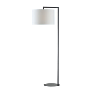 Bronze Stem 59' Floor Lamp in Matte Black