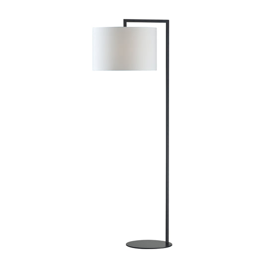 Bronze Stem 59" Floor Lamp in Matte Black