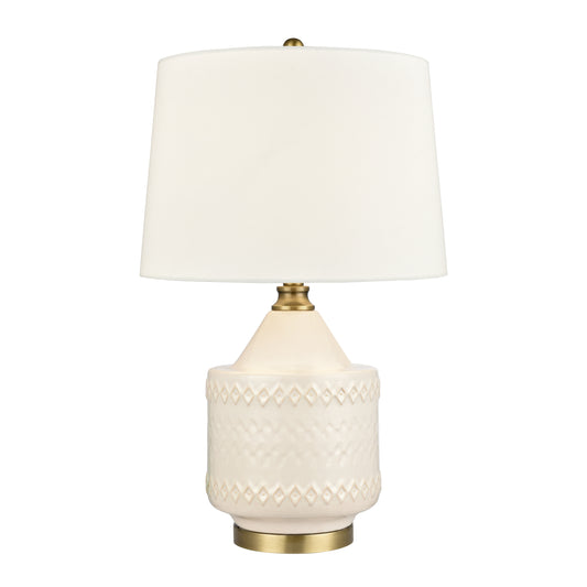 Buckley 27" Table Lamp in White