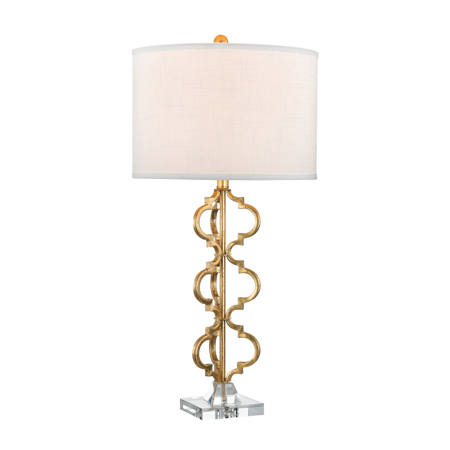 Castile 32' Table Lamp in Gold Leaf