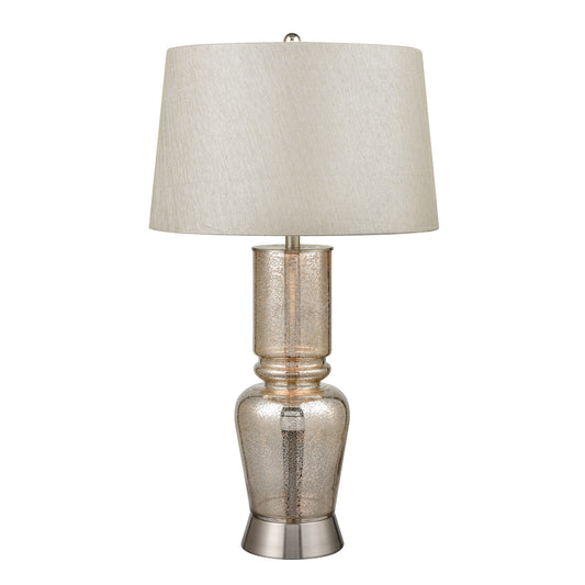 Cicely 35" Table Lamp in Silver Mercury