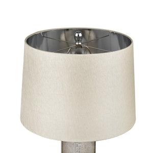 Cicely 35' Table Lamp in Silver Mercury