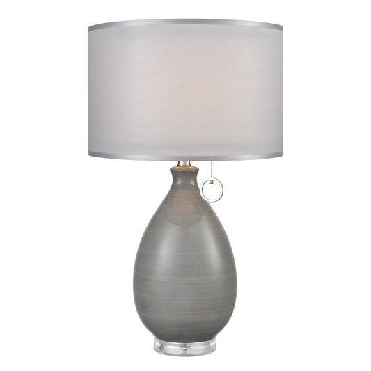 Clothilde 26" Table Lamp in Gray