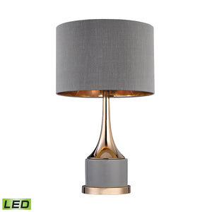 ConeNeck 18.5' LED Table Lamp in Gray