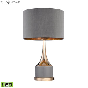 ConeNeck 18.5' LED Table Lamp in Gray