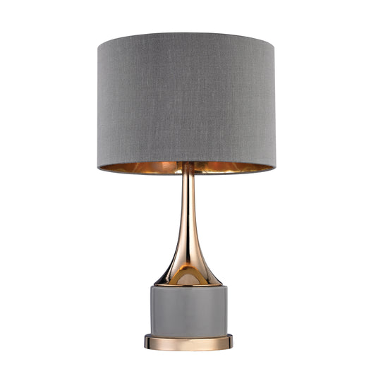 ConeNeck 18.5" Table Lamp in Gray